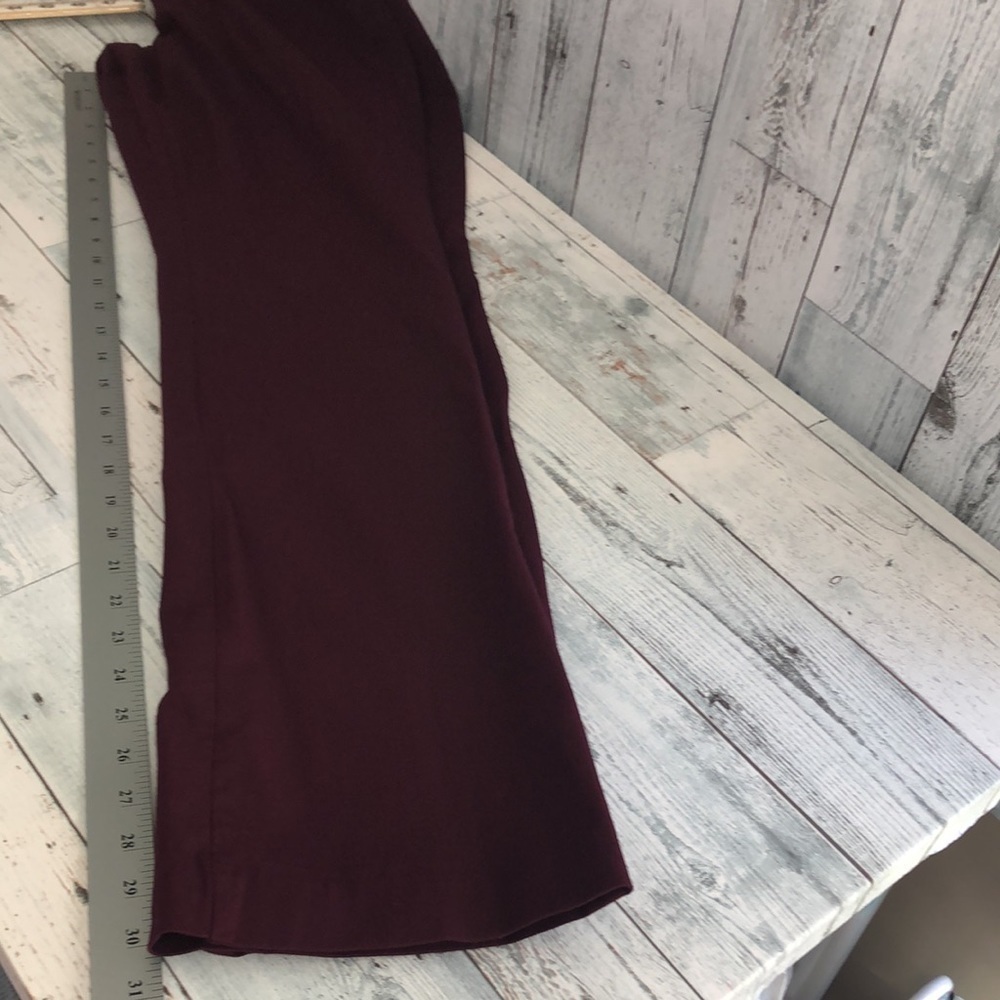 Gibson Latimer Burgundy Bootcut Pants 8 - Picture 10 of 10